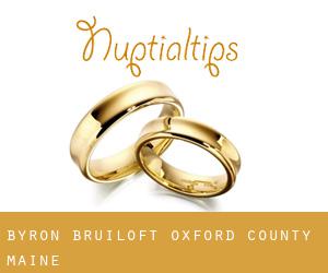 Byron bruiloft (Oxford County, Maine)