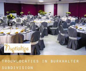 Trouwlocaties in Burkhalter Subdivision