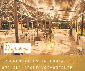 Trouwlocaties in Powiat opolski (Opole Voivodeship)