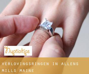 Verlovingsringen in Allens Mills (Maine)