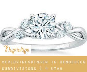 Verlovingsringen in Henderson Subdivisions 1-4 (Utah)