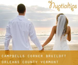 Campbells Corner bruiloft (Orleans County, Vermont)