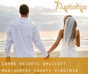 Carma Heights bruiloft (Montgomery County, Virginia)