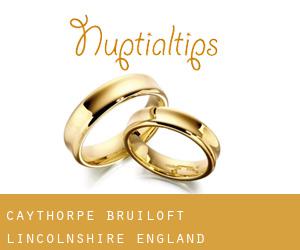 Caythorpe bruiloft (Lincolnshire, England)
