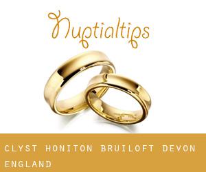 Clyst Honiton bruiloft (Devon, England)