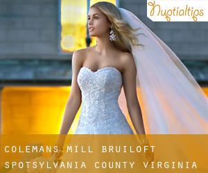 Colemans Mill bruiloft (Spotsylvania County, Virginia)