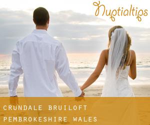Crundale bruiloft (Pembrokeshire, Wales)