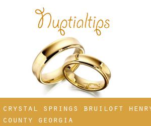 Crystal Springs bruiloft (Henry County, Georgia)