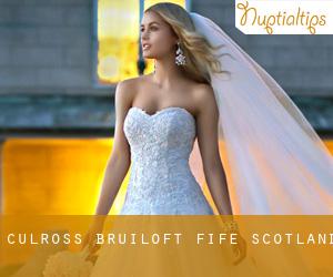 Culross bruiloft (Fife, Scotland)