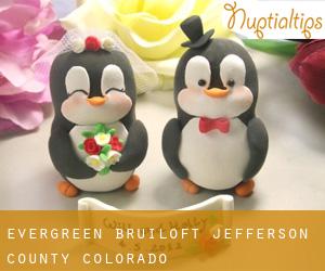 Evergreen bruiloft (Jefferson County, Colorado)