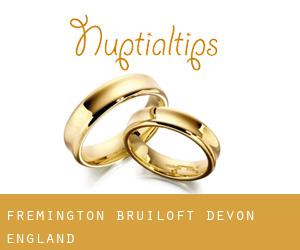 Fremington bruiloft (Devon, England)
