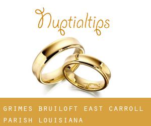 Grimes bruiloft (East Carroll Parish, Louisiana)