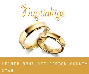 Heiner bruiloft (Carbon County, Utah)
