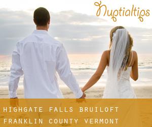 Highgate Falls bruiloft (Franklin County, Vermont)