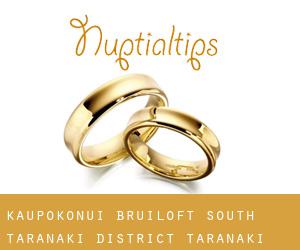 Kaupokonui bruiloft (South Taranaki District, Taranaki)