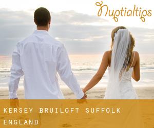 Kersey bruiloft (Suffolk, England)