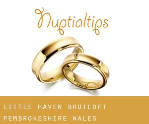 Little Haven bruiloft (Pembrokeshire, Wales)
