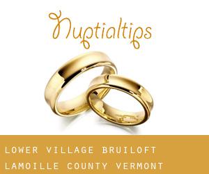 Lower Village bruiloft (Lamoille County, Vermont)