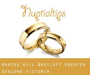 Marcus Hill bruiloft (Greater Geelong, Victoria)