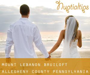 Mount Lebanon bruiloft (Allegheny County, Pennsylvania)