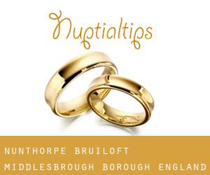 Nunthorpe bruiloft (Middlesbrough (Borough), England)
