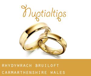 Rhydywrach bruiloft (Carmarthenshire, Wales)