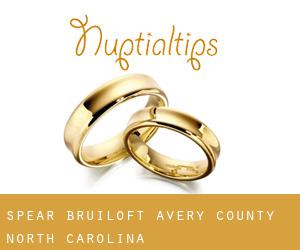 Spear bruiloft (Avery County, North Carolina)